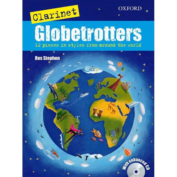 Clarinet Globetrotters - Ros Stephen, Melanie Henry - 12 utworów z różnych stron świata na klarnet (+ płyta CD)