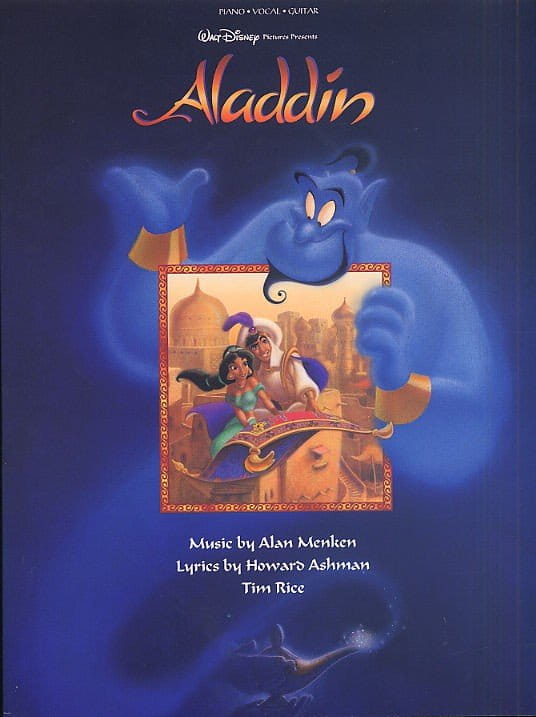 Alan Menken: Aladdin - nuty piosenek na głos, fortepian i gitarę z filmu Aladyn