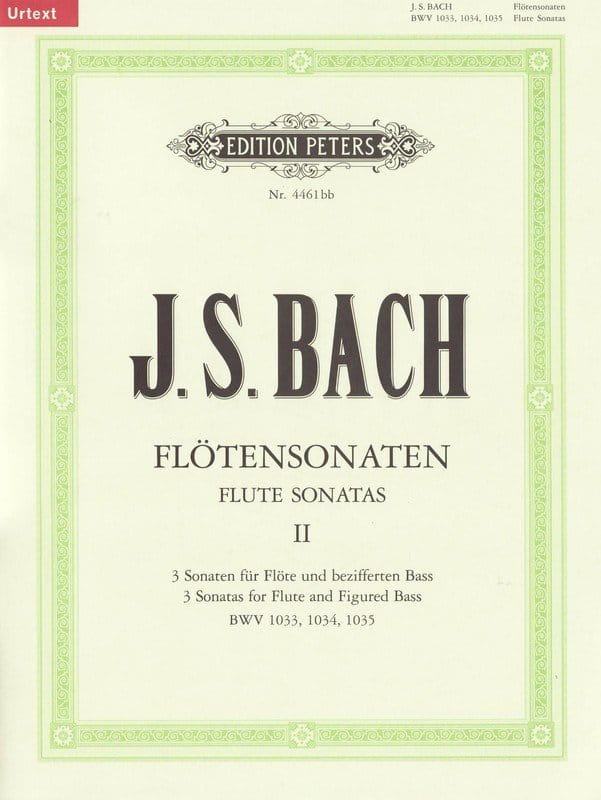 Jan Sebastian Bach: 3 Sonaty na flet i basso continuo BWV 1033, 1034, 1035