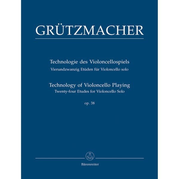 Friedrich Wilhelm Ludwig Grutzmacher - Technology of Violoncello Playing op. 38 - 24 etiudy na wiolonczelę solo