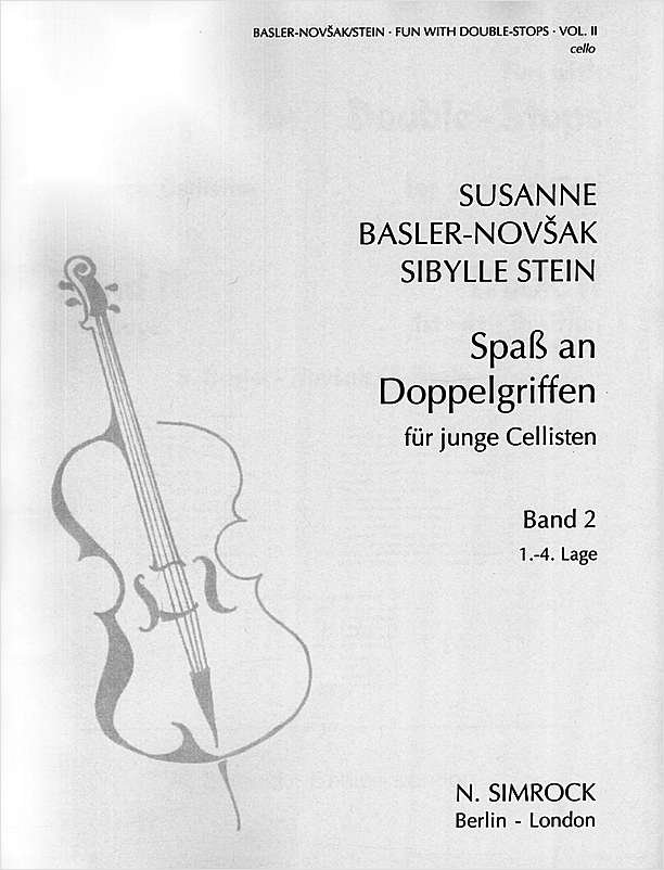 Fun with Double-Stops for young cellists 2 - ćwiczenia w dwudźwiękach na wiolonczelę - S. Basler-Novsak, S. Stein