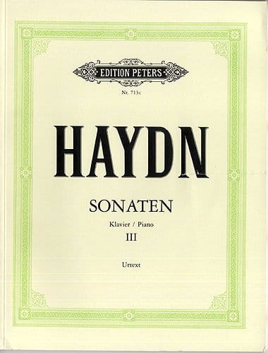 Joseph Haydn: Sonaten fur Klavier Band 3 - sonaty fortepianowe