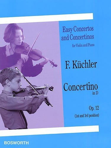 Ferdinand Kuchler: Concertino D-dur op. 12 - nuty na skrzypce i fortepian