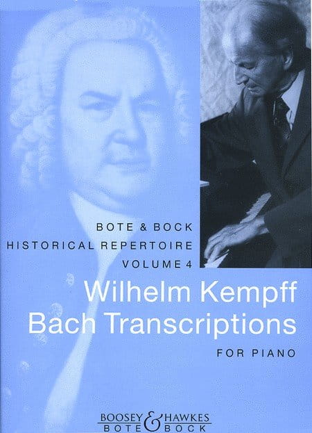 J.S. Bach: Wilhelm Kempff: Bach Transcriptions for Piano - nuty na fortepian solo