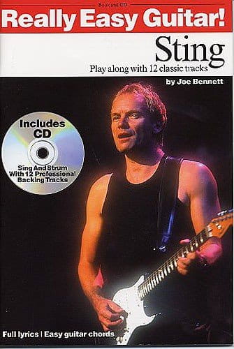 Really Easy Guitar! Sting - śpiewnik z piosenkami Stinga (+ płyta CD) - Joe Bennett