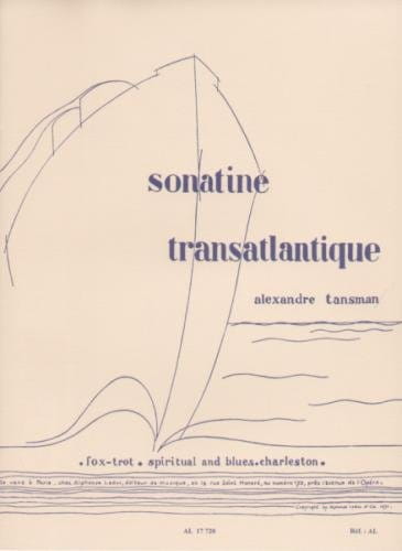 Alexandre Tansman: Sonatine Transatlantique - Sonatina transatlantycka na fortepian