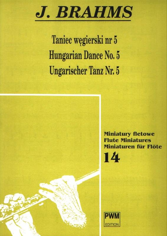 Johannes Brahms: Taniec węgierski nr 5 na flet i fortepian