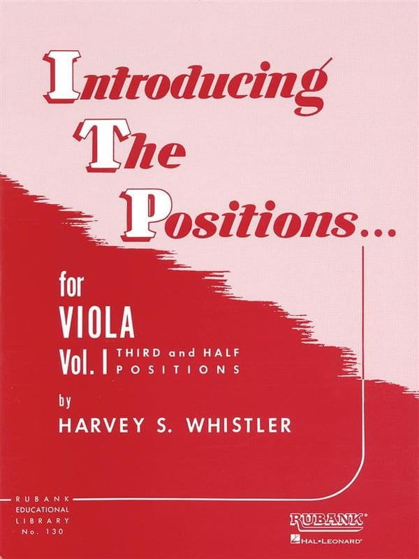 Introducing the Positions for Viola 1 - Harvey S. Whistler - szkoła gry w pozycjach na altówkę