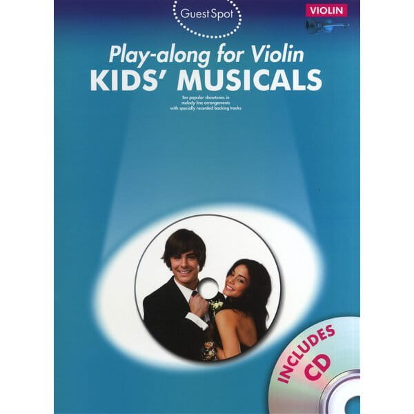 Guest Spot: Kids Musicals - Play-along For Violin - Nick Crispin, Fiona Bolton - nuty na skrzypce (+ płyta CD)